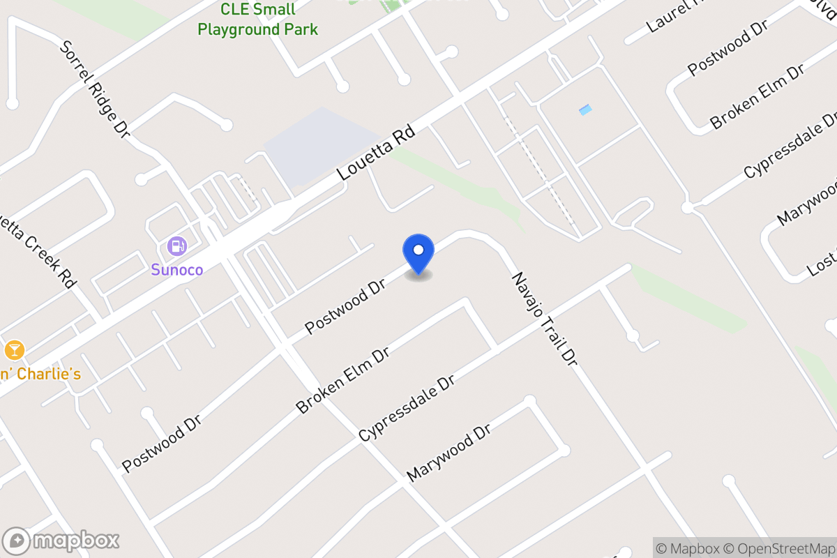 Map of 3831 Postwood Dr, Spring