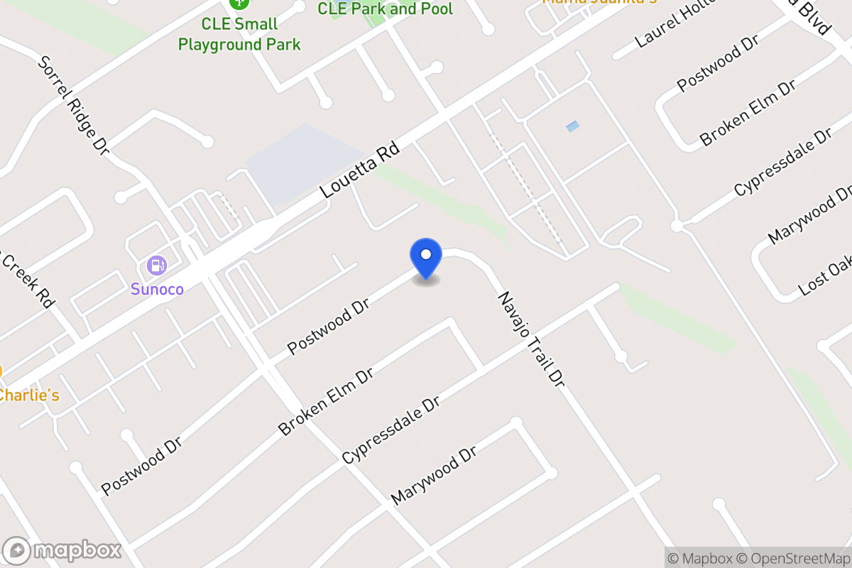 Map of 3823 Postwood Dr, Spring