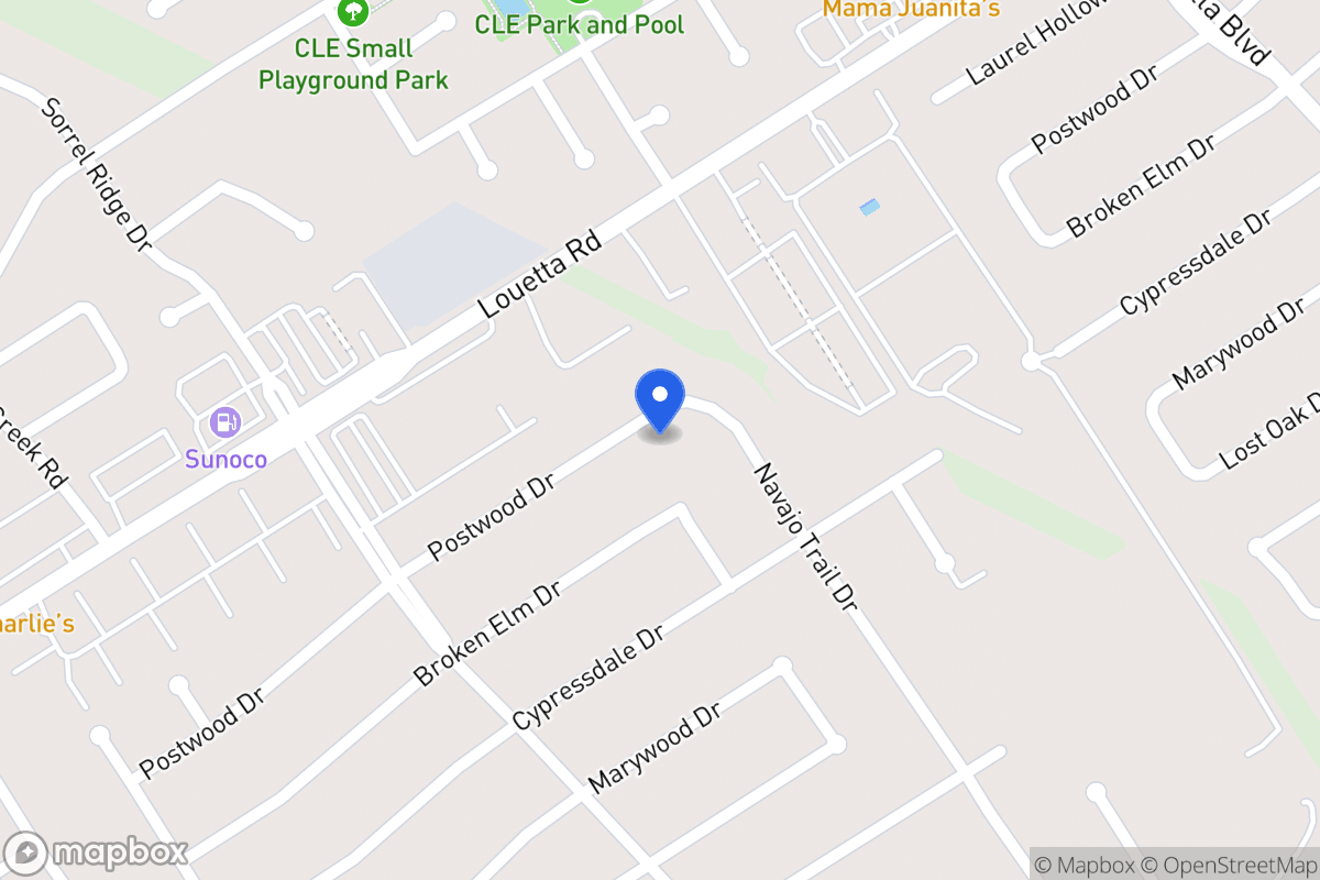 Map of 3819 Postwood Dr, Spring