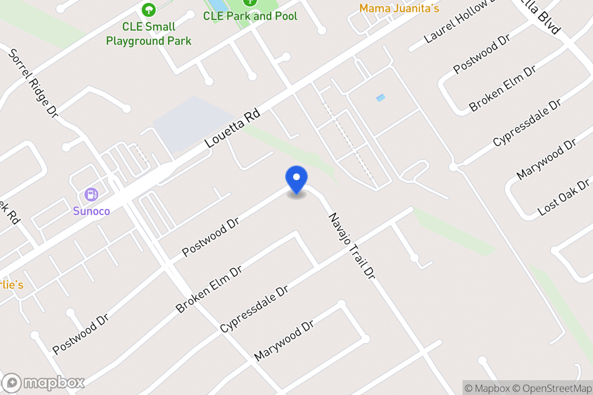 Map of 3811 Postwood Dr, Spring