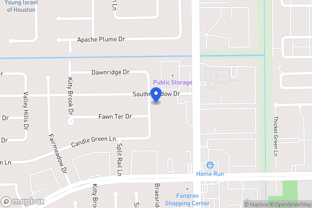 Map of 12107 Braesridge Dr, Houston