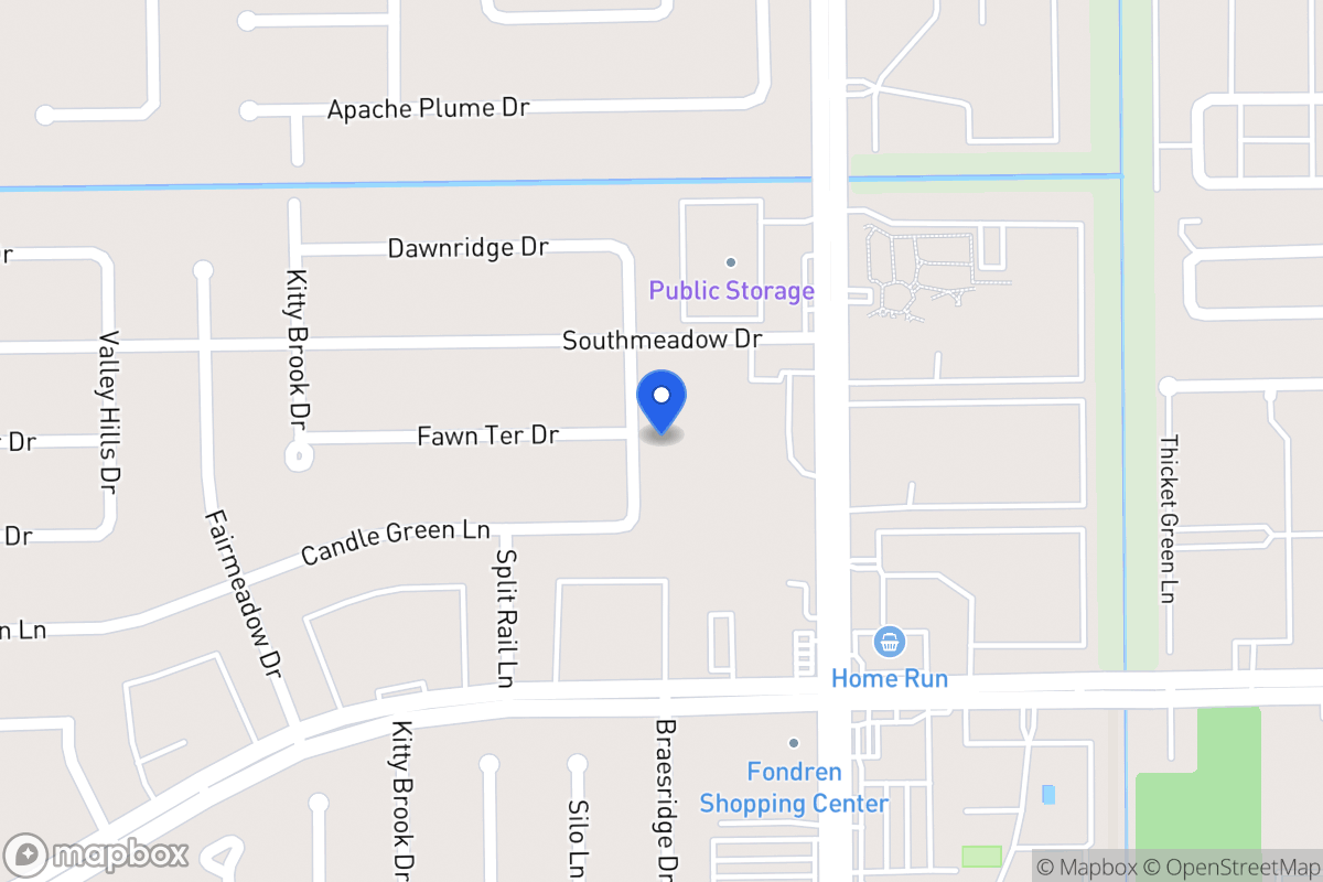 Map of 12119 Braesridge Dr, Houston
