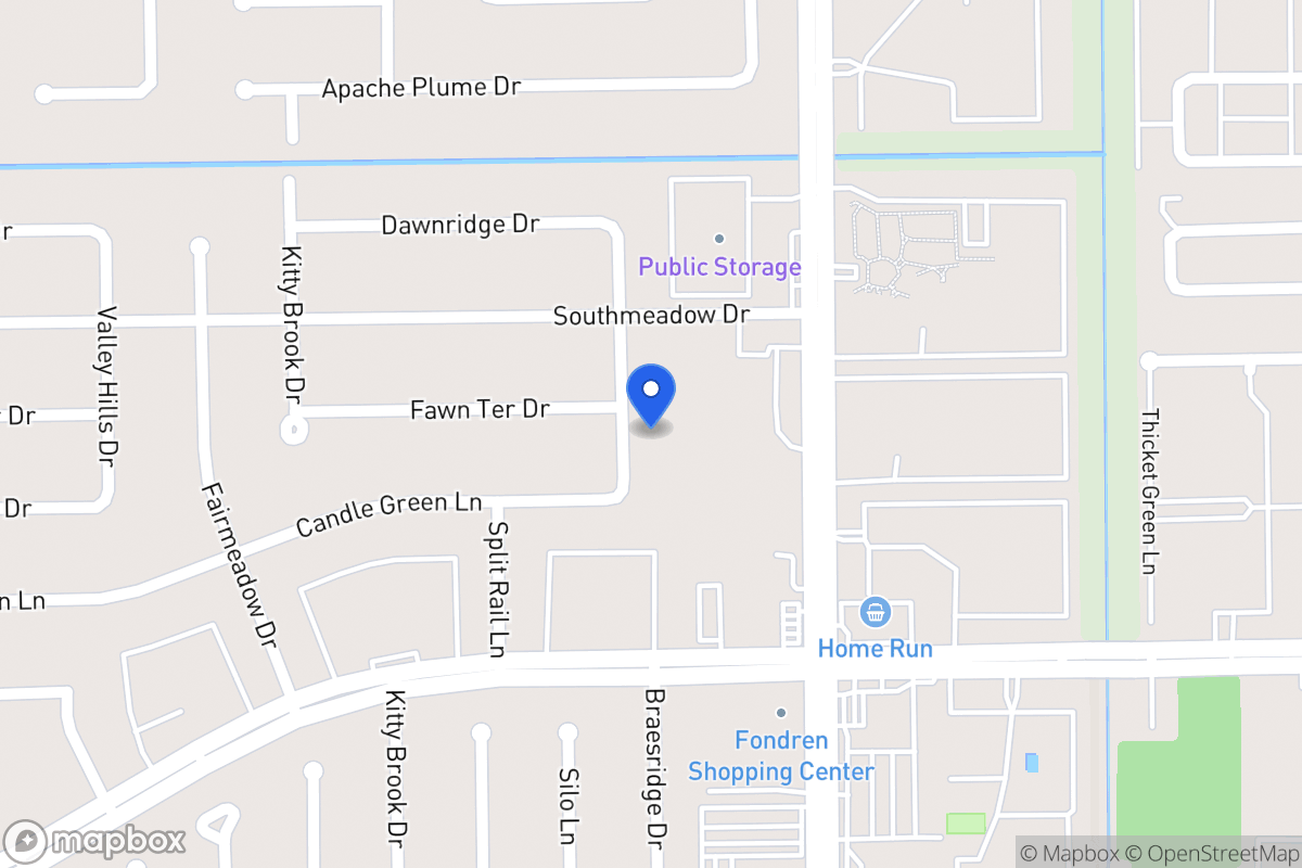 Map of 12123 Braesridge Dr, Houston