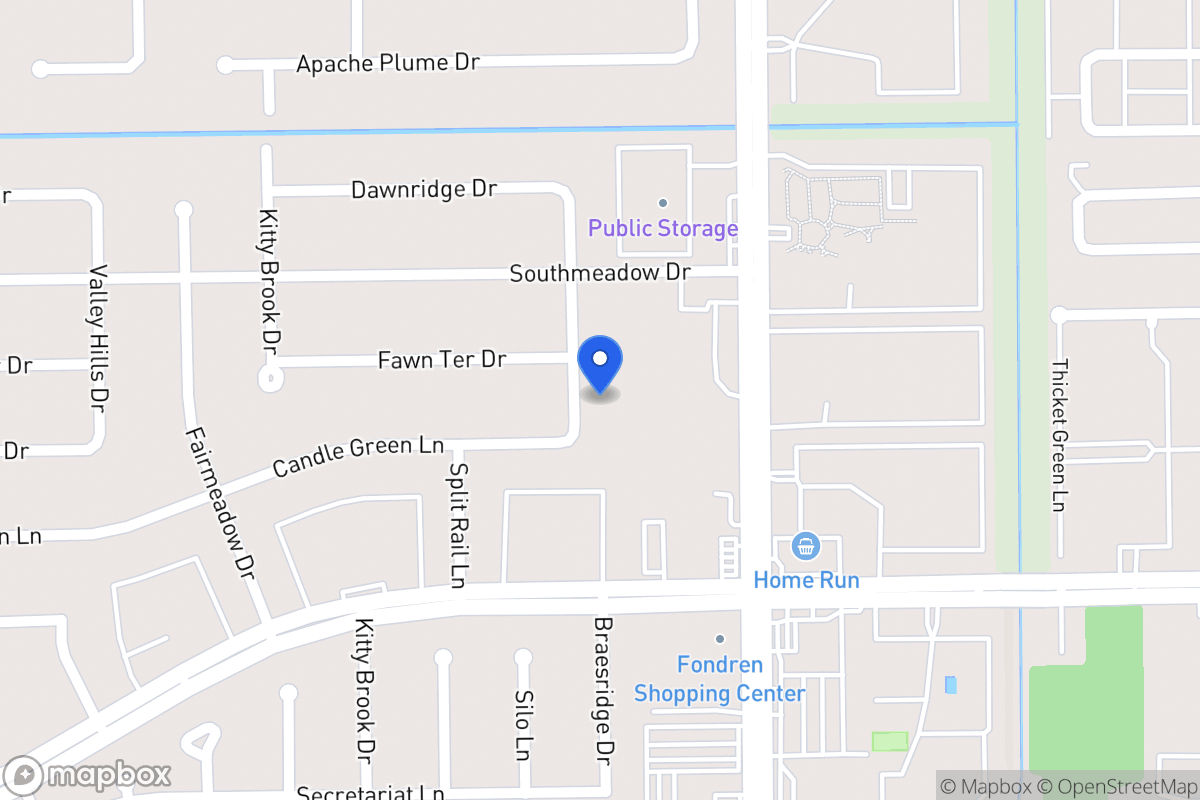 Map of 12127 Braesridge Dr, Houston
