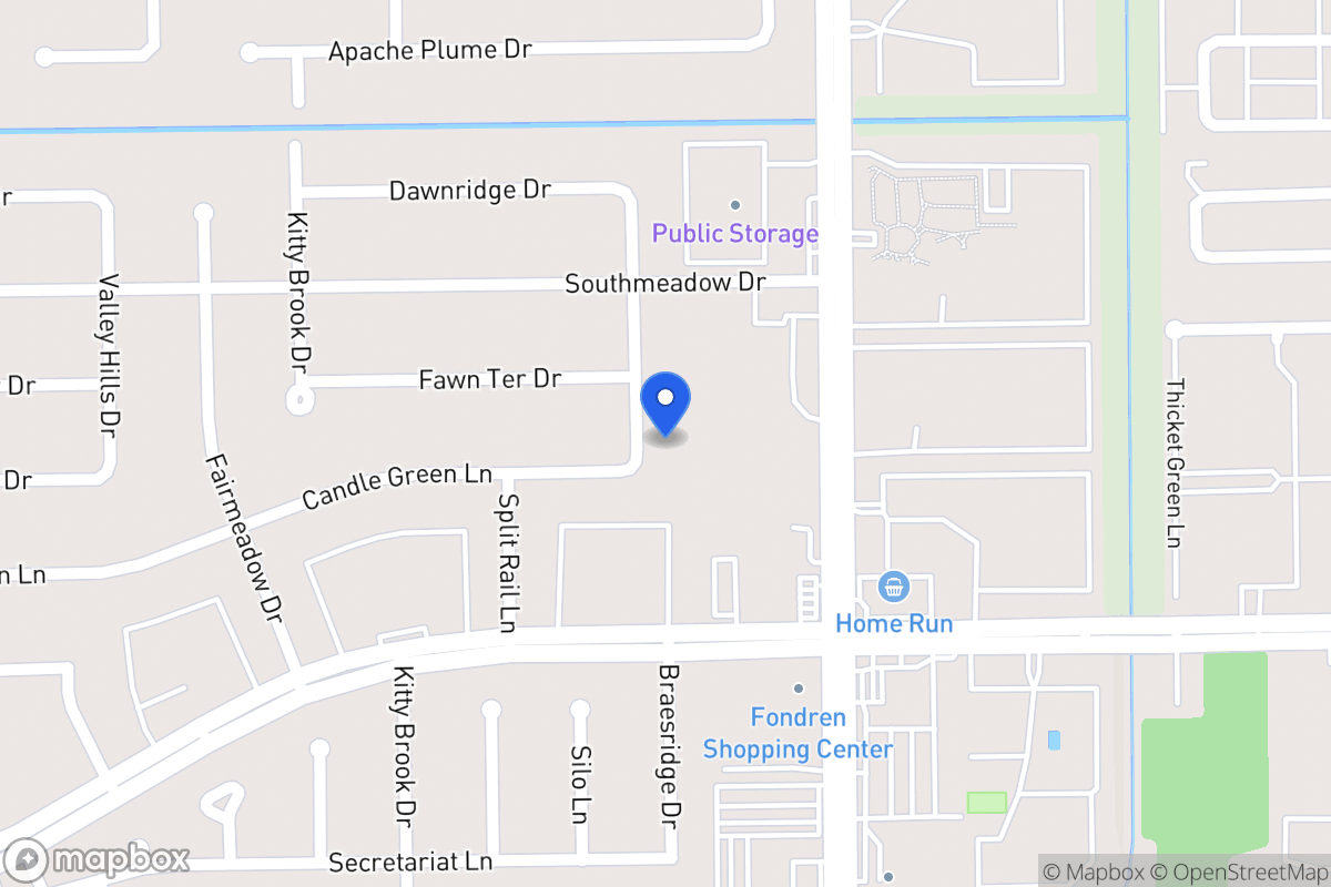 Map of 12131 Braesridge Dr, Houston