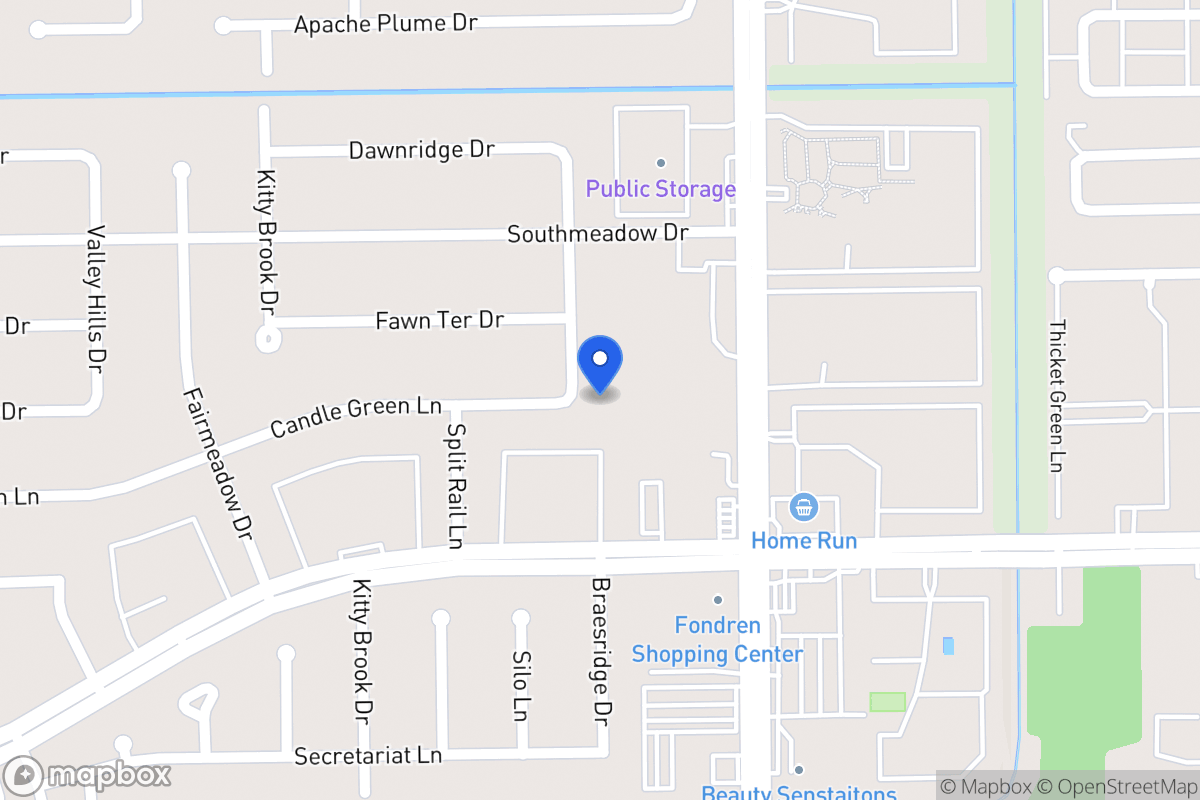 Map of 12135 Braesridge Dr, Houston