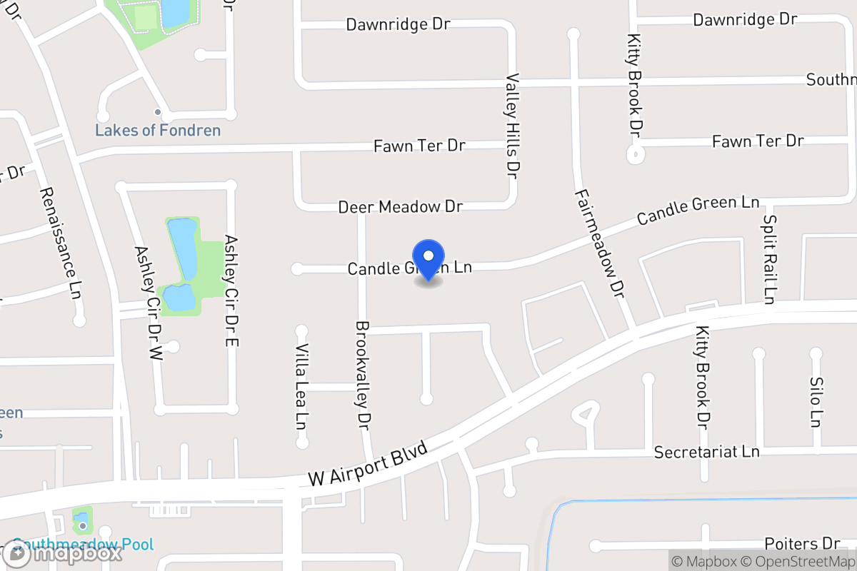Map of 7927 Candlegreen Ln, Houston