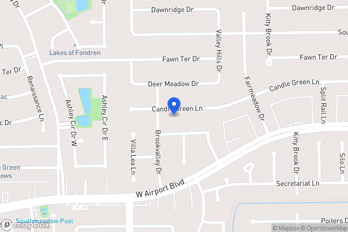 Map of 7935 Candlegreen Ln, Houston
