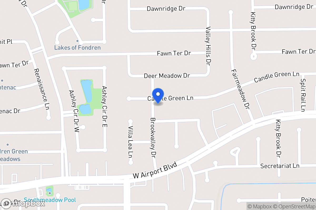 Map of 7943 Candlegreen Ln, Houston