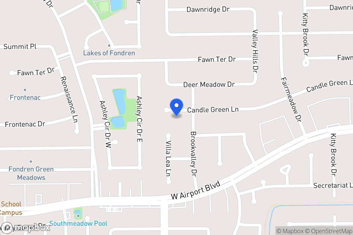 Map of 7959 Candlegreen Ln, Houston