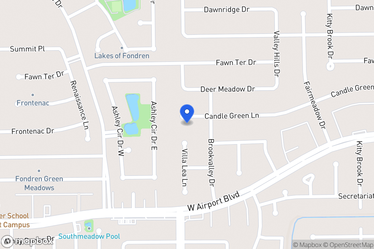 Map of 7963 Candlegreen Ln, Houston