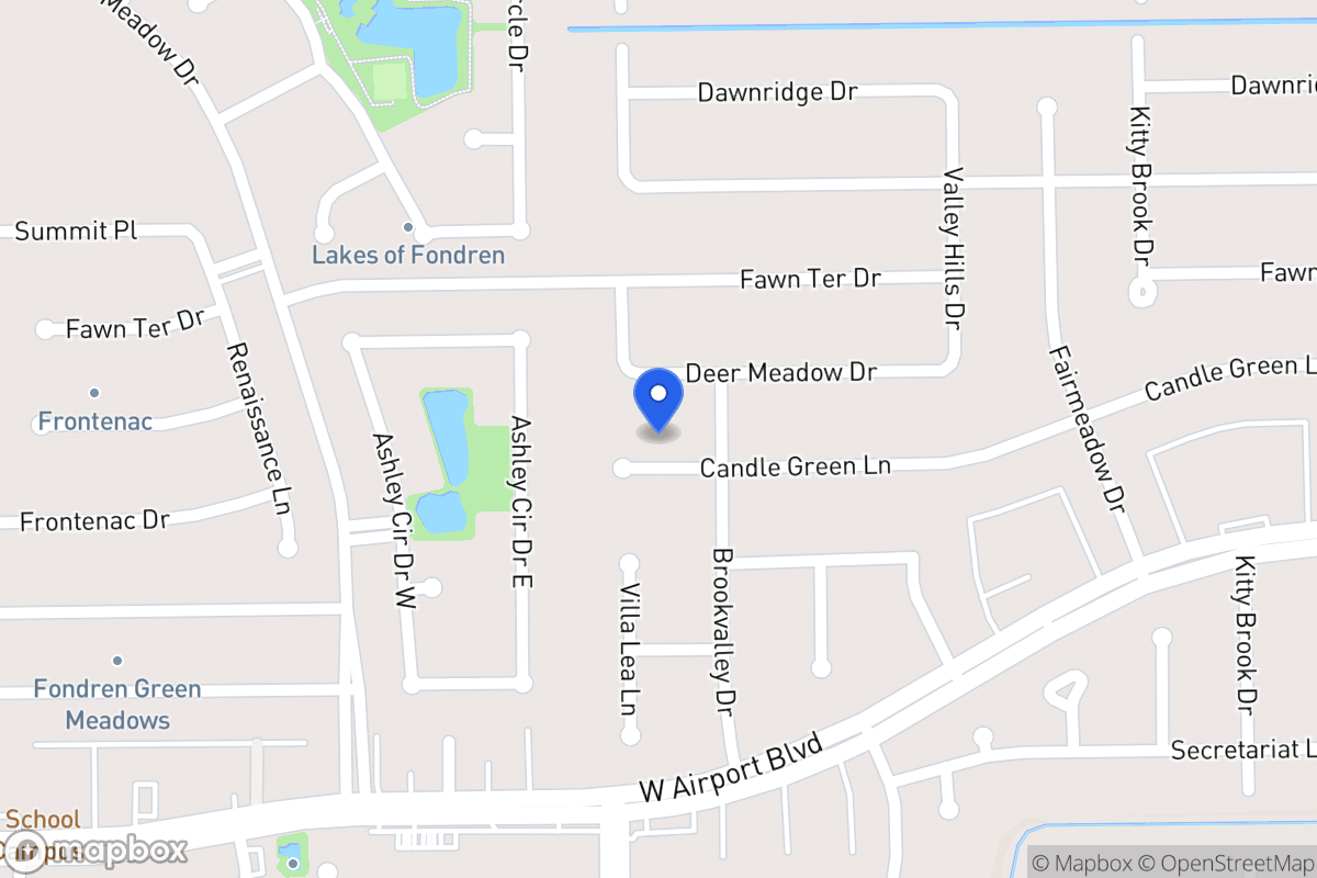 Map of 7958 Candlegreen Ln, Houston