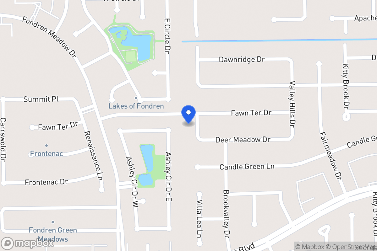 Map of 12106 Villa Lea Ln, Houston