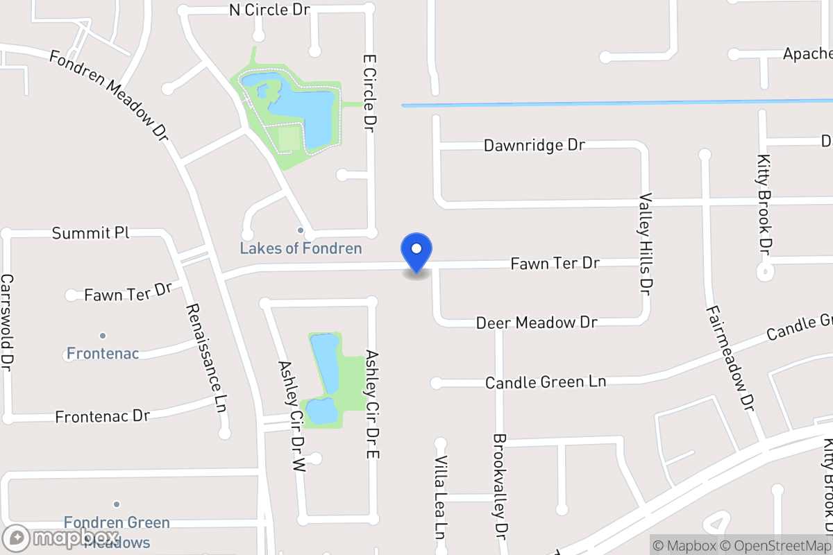 Map of 12102 Villa Lea Ln, Houston