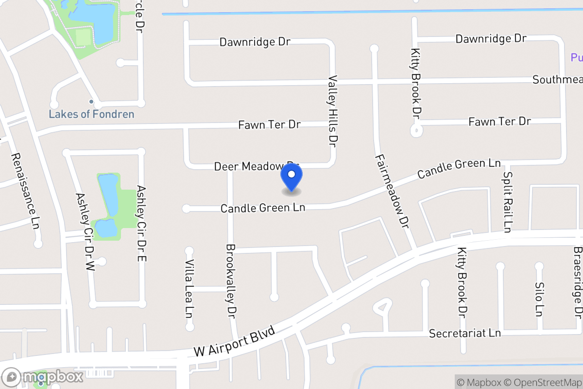 Map of 7918 Candlegreen Ln, Houston