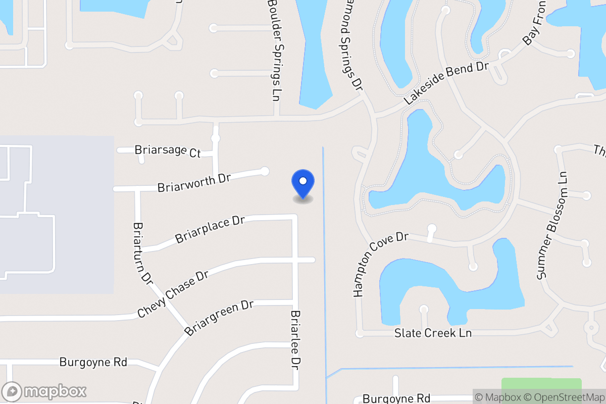 Map of 1903 Briarlee Dr, Houston