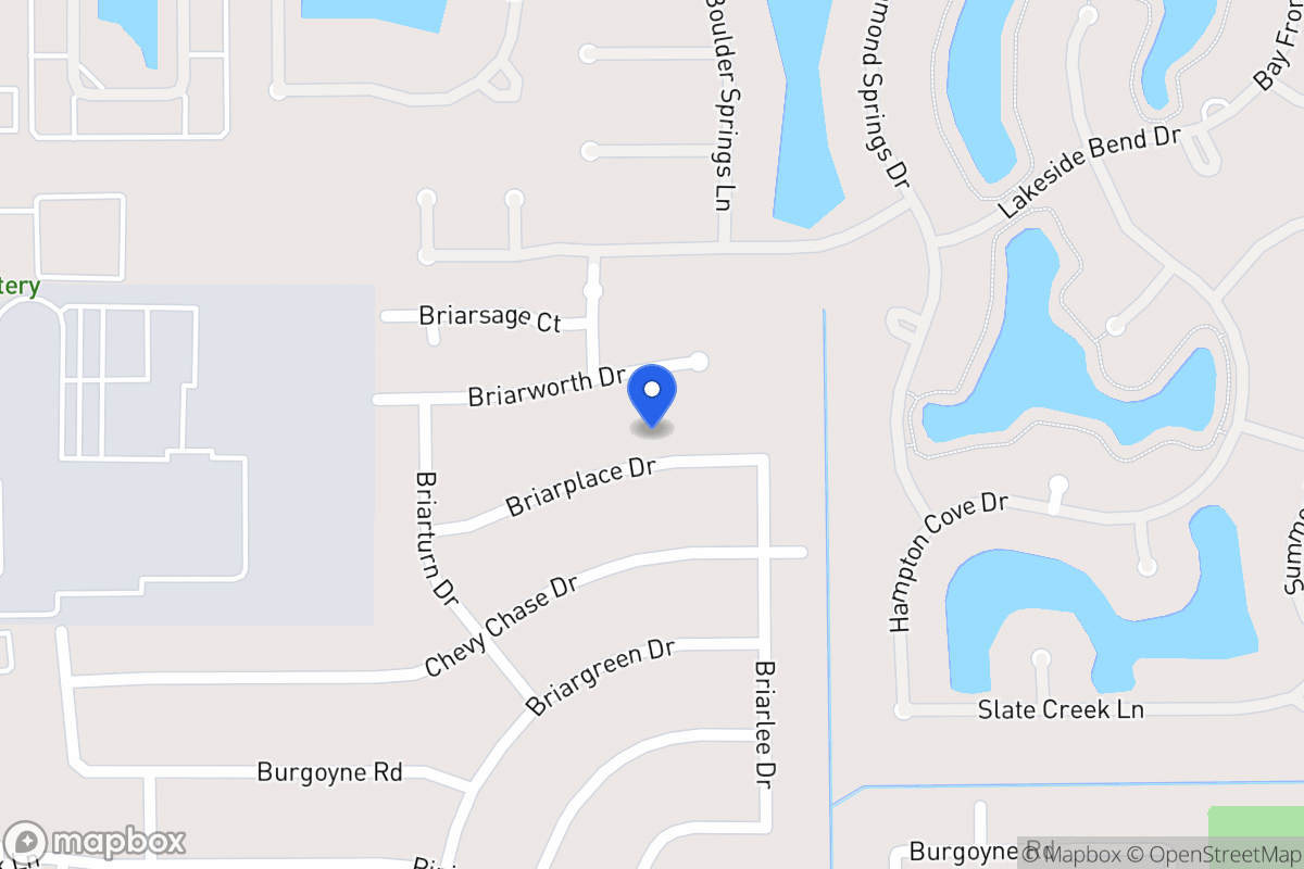 Map of 13918 Briar Place Dr, Houston