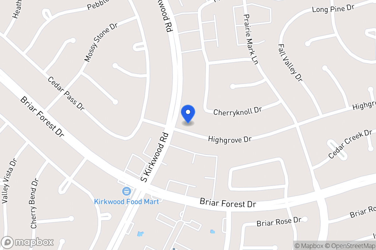 Map of 11726 Highgrove Dr, Houston