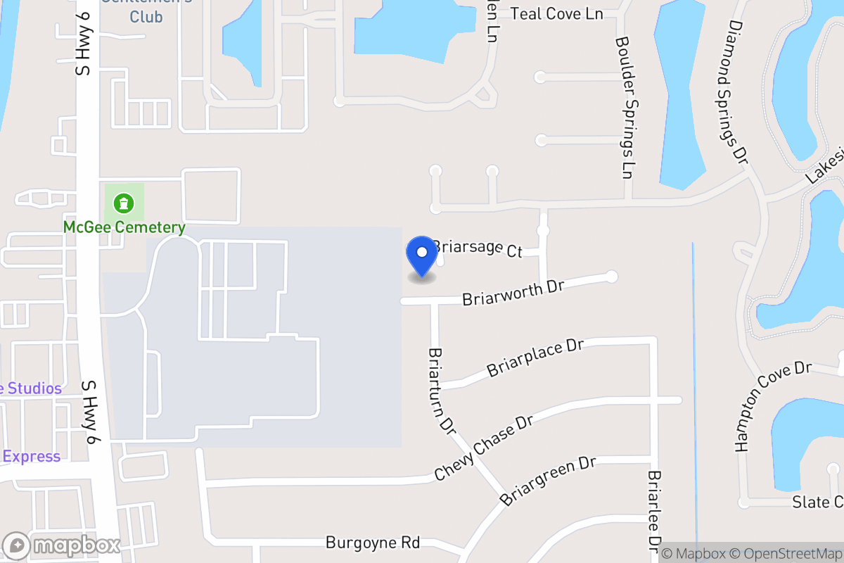 Map of 14202 Briarworth Dr, Houston