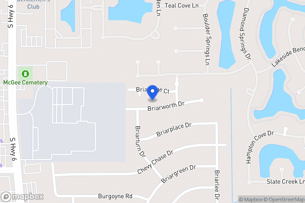 Map of 14102 Briarworth Dr, Houston