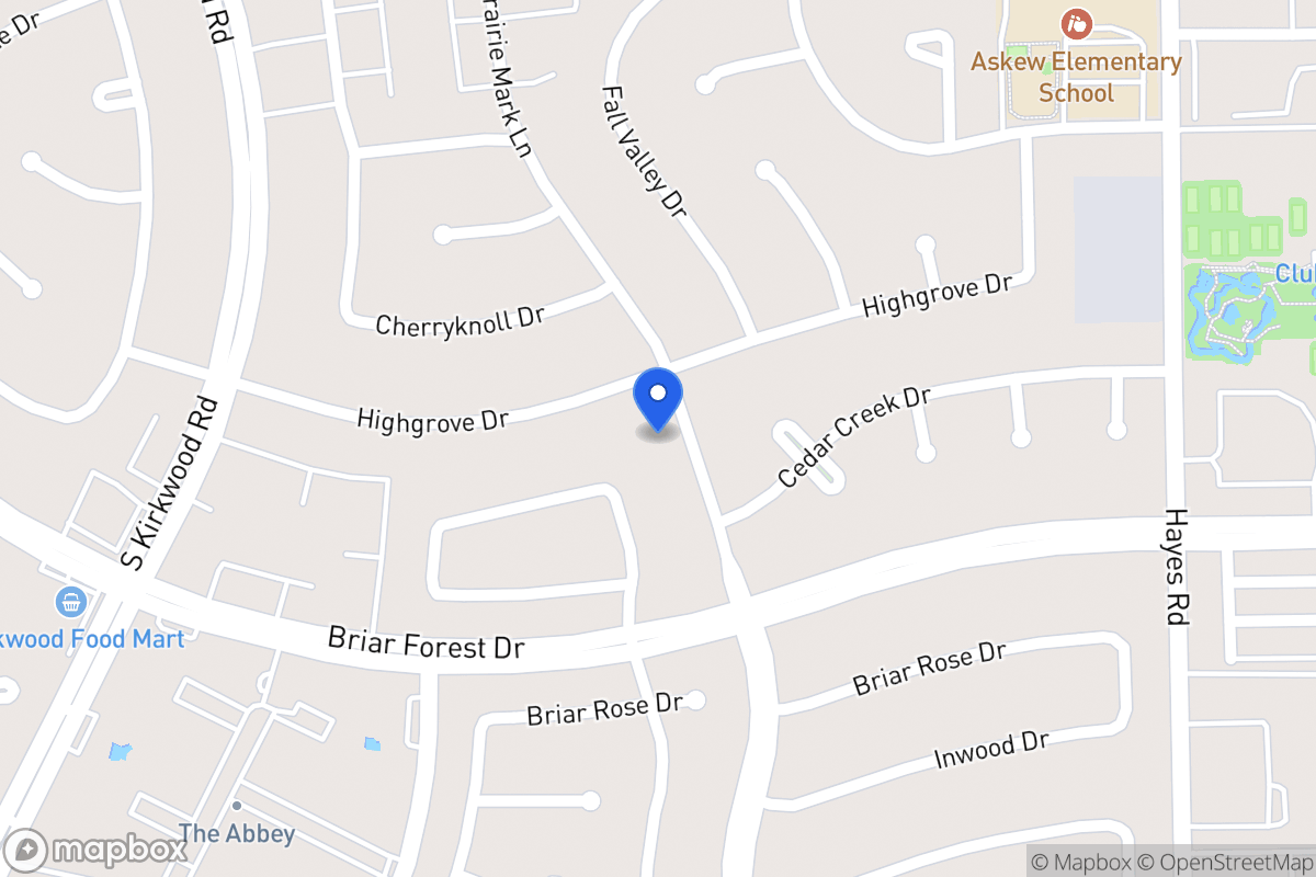 Map of 1706 Woodland Park Dr, Houston