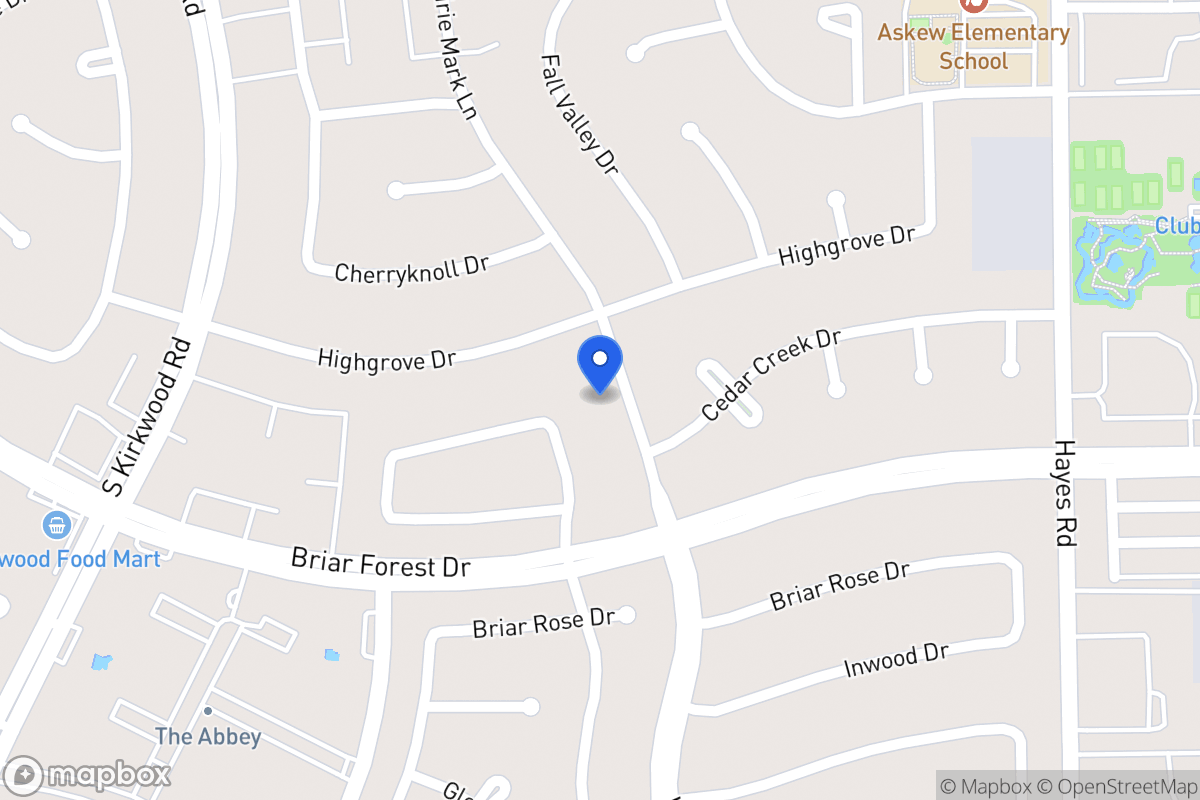 Map of 1710 Woodland Park Dr, Houston