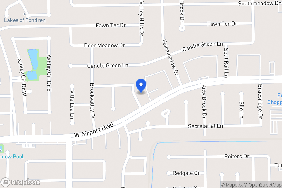 Map of 12215 Preakness Way, Houston
