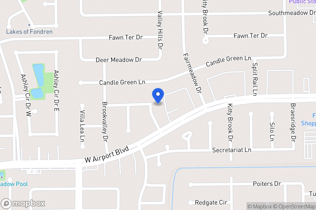 Map of 12207 Preakness Way, Houston