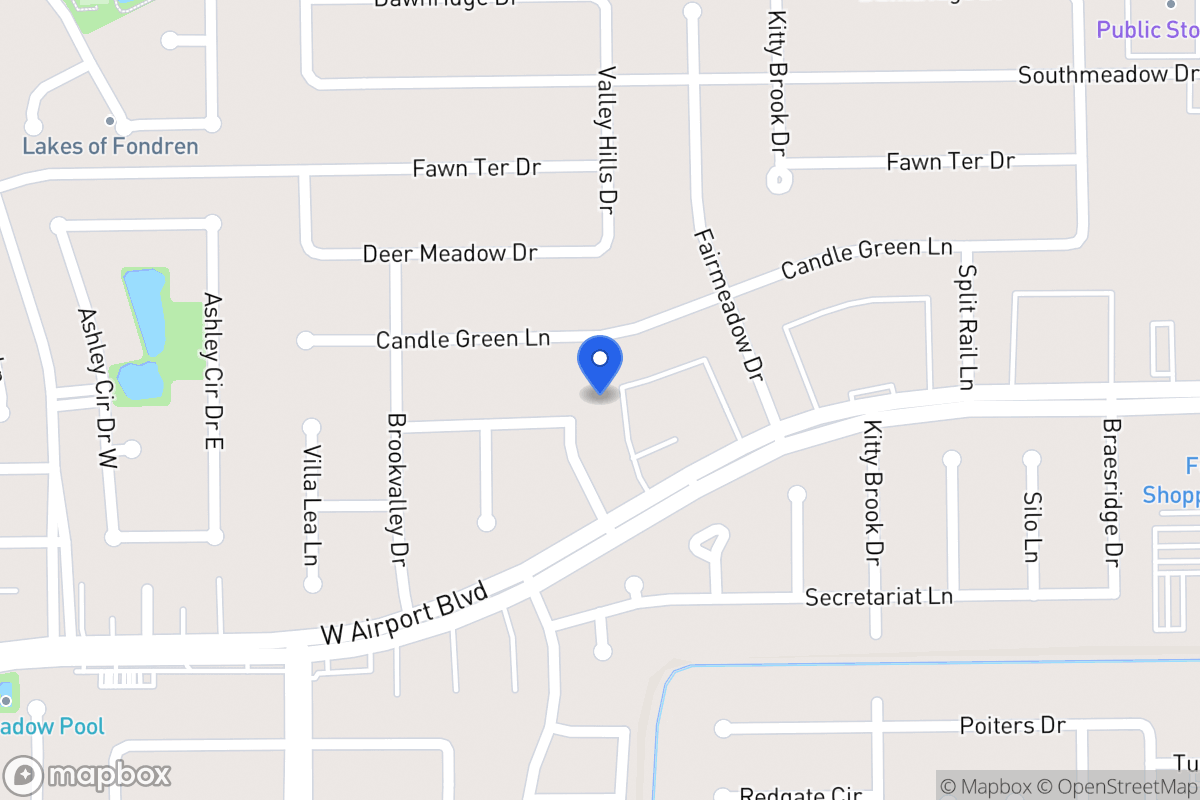 Map of 12203 Preakness Way, Houston