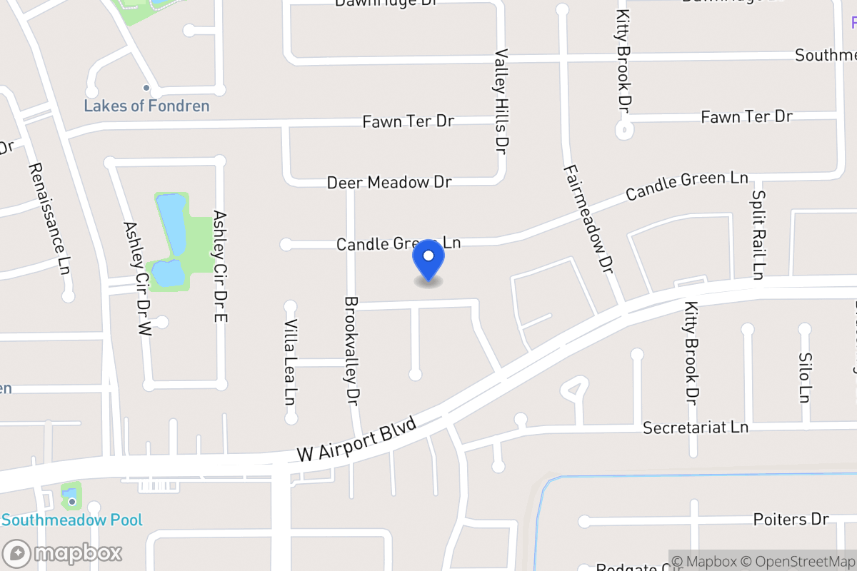 Map of 7918 Triple Crown Dr, Houston