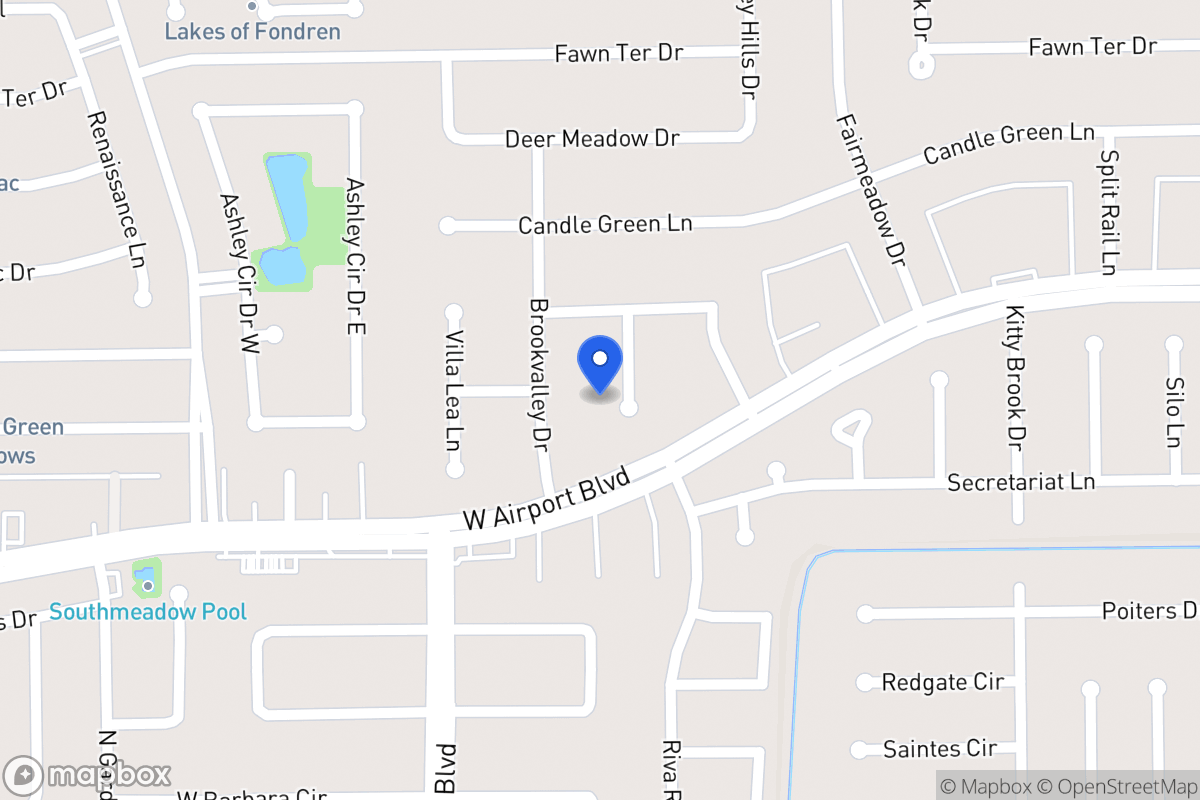 Map of 12218 Riva Ridge Ln, Houston