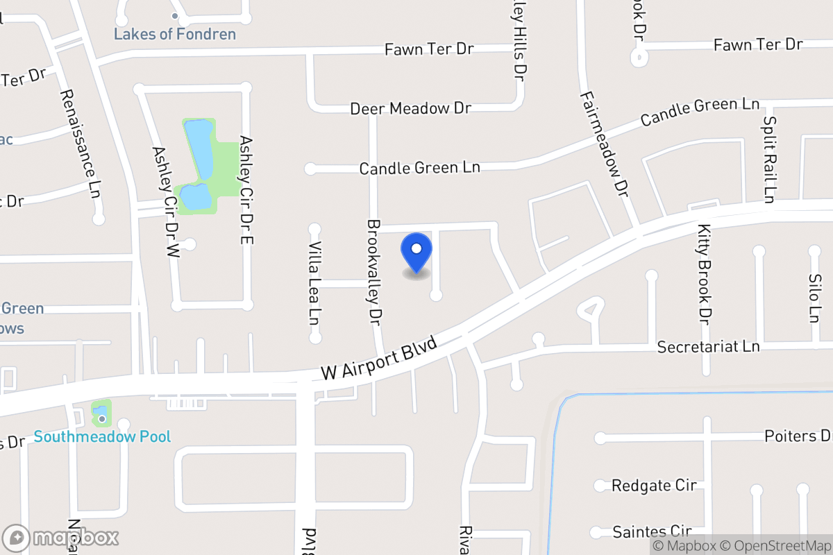 Map of 12214 Riva Ridge Ln, Houston
