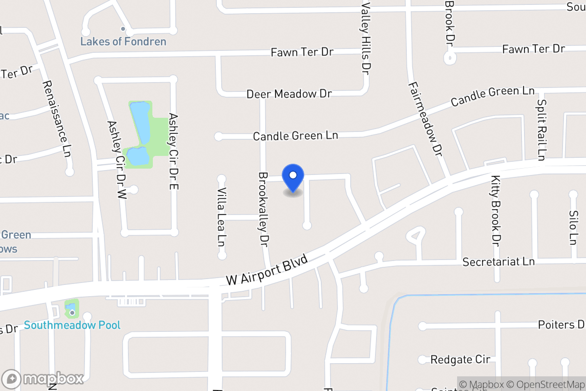 Map of 12206 Riva Ridge Ln, Houston