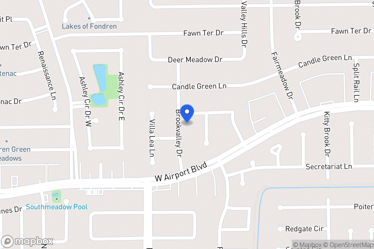 Map of 12223 Brookvalley Dr, Houston
