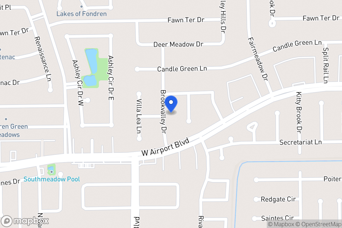 Map of 12231 Brookvalley Dr, Houston
