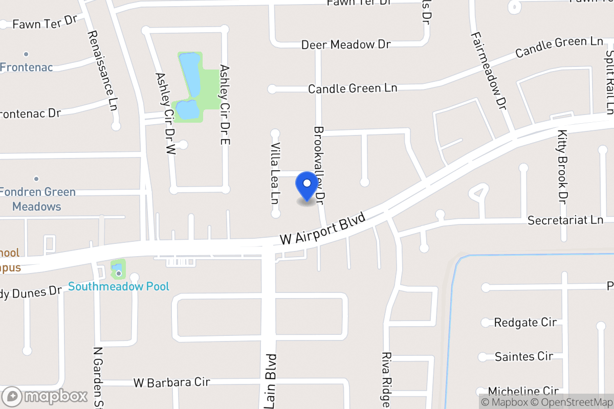 Map of 12242 Brookvalley Dr, Houston
