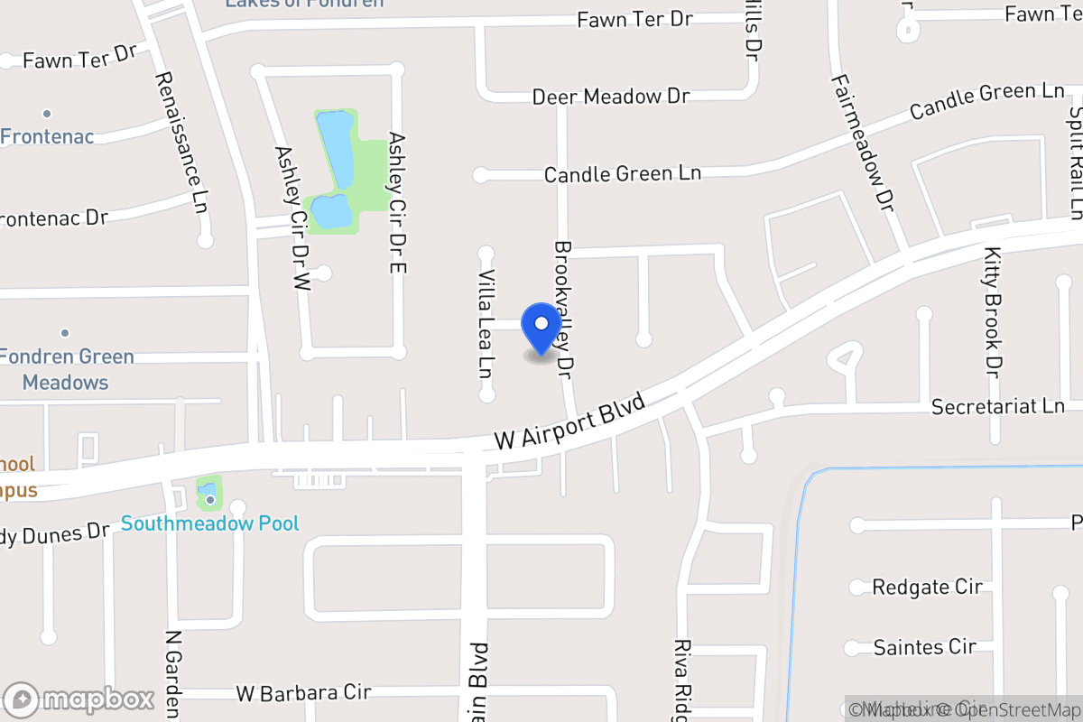 Map of 12238 Brookvalley Dr, Houston