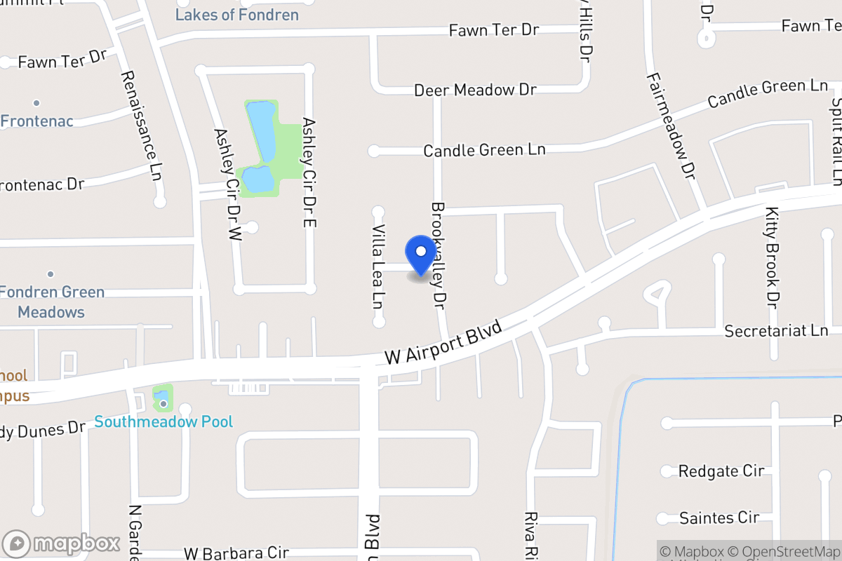 Map of 12234 Brookvalley Dr, Houston