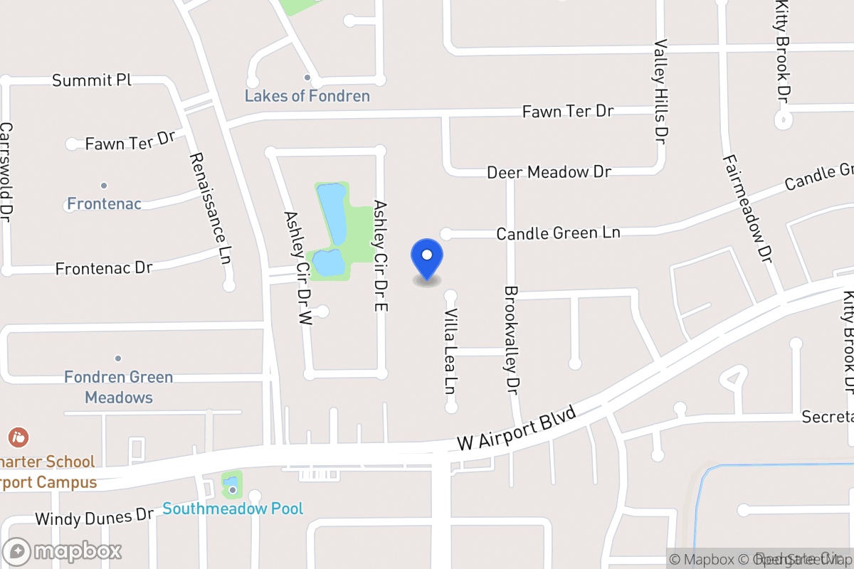 Map of 12206 Villa Lea Ln, Houston