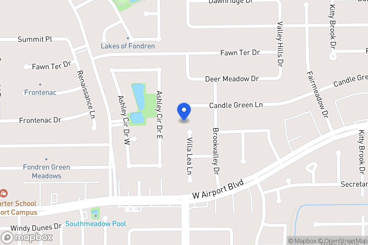 Map of 12202 Villa Lea Ln, Houston
