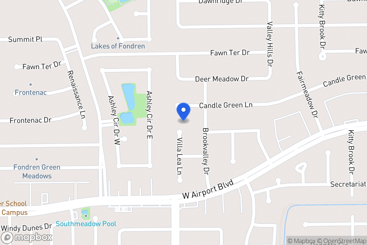 Map of 12203 Villa Lea Ln, Houston