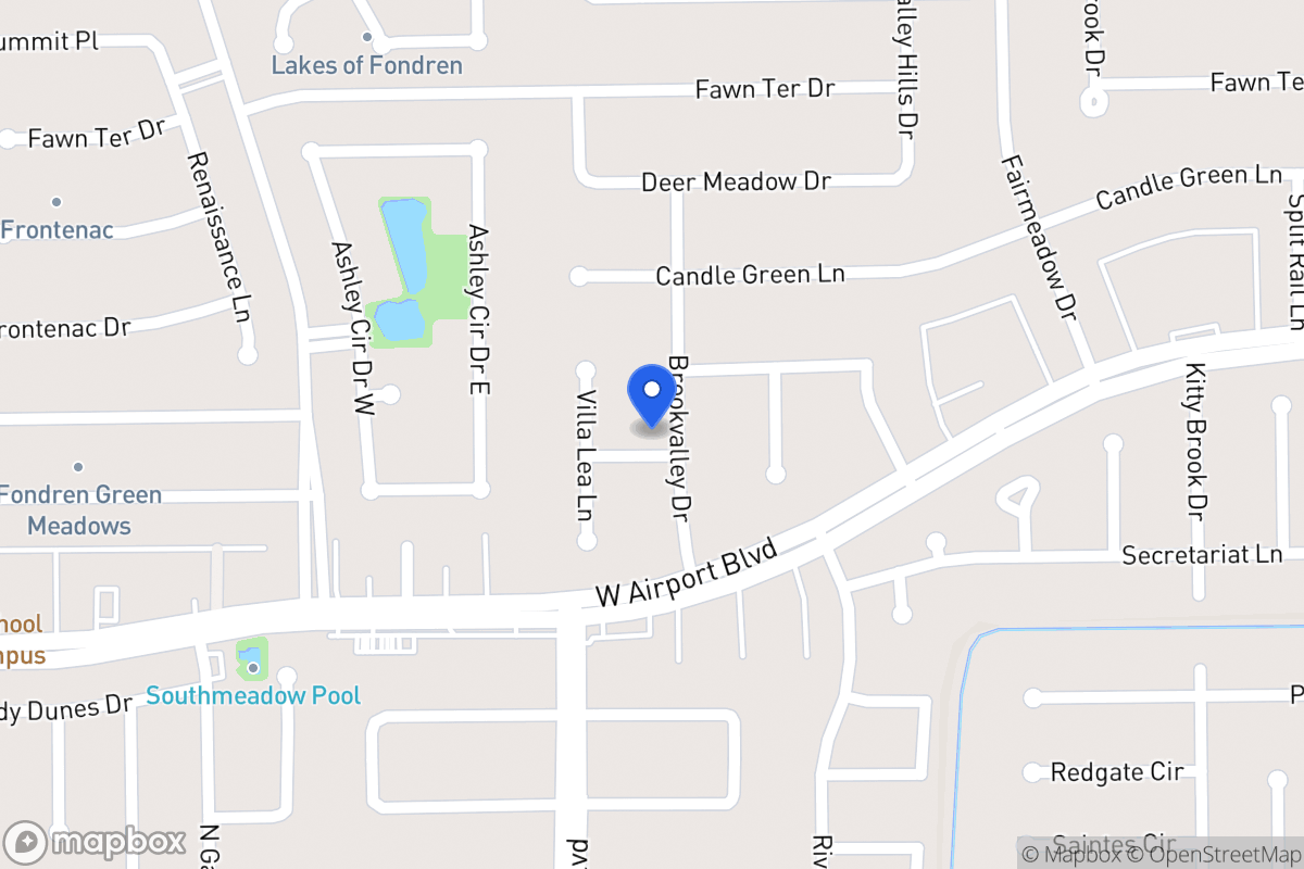 Map of 12226 Brookvalley Dr, Houston