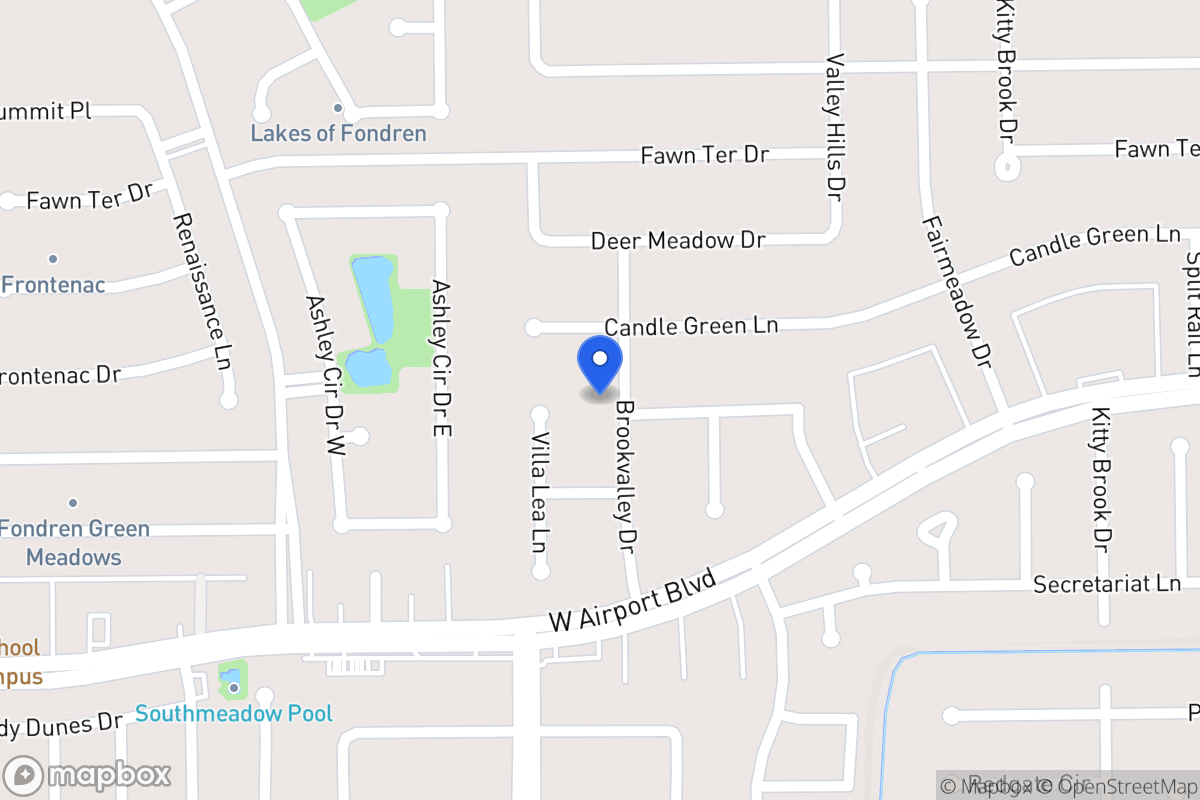 Map of 12210 Brookvalley Dr, Houston