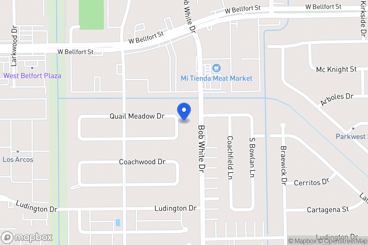 Map of 6307 Teal Run Dr, Houston