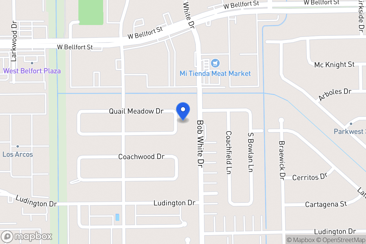 Map of 6311 Teal Run Dr, Houston
