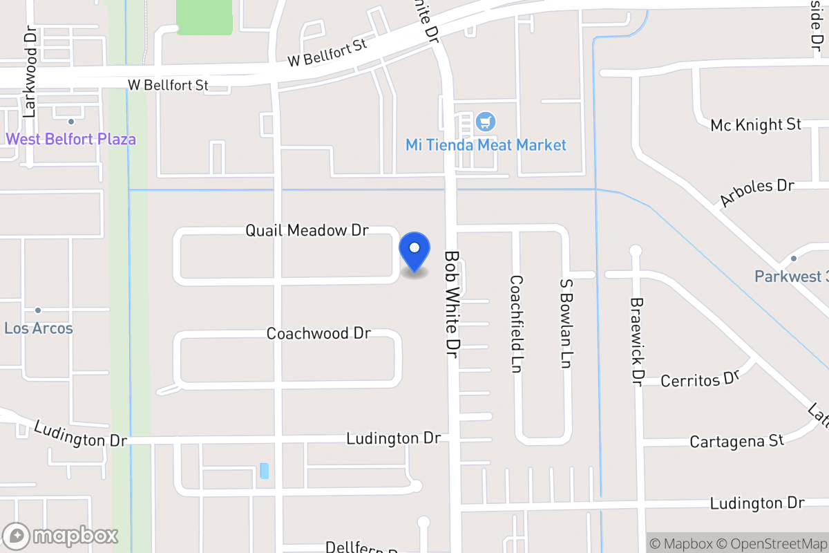 Map of 6319 Teal Run Dr, Houston