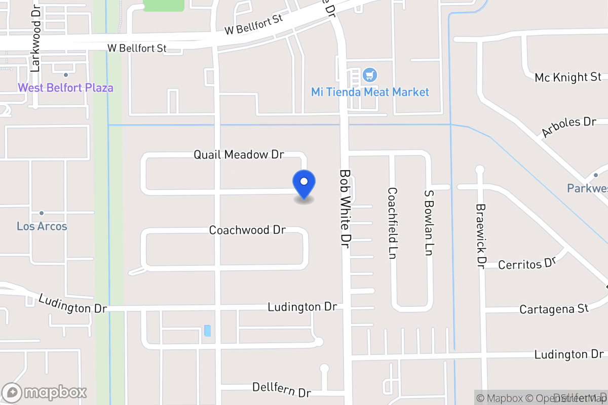 Map of 6331 Teal Run Dr, Houston