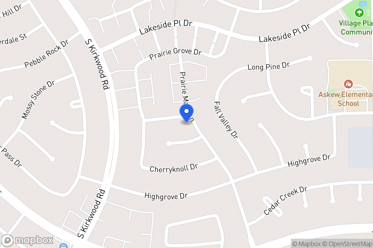 Map of 11603 Brookspring Dr, Houston