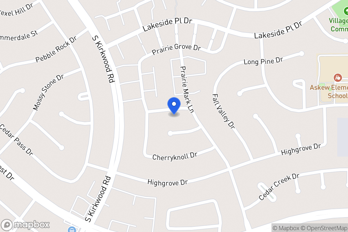 Map of 11611 Brookspring Dr, Houston