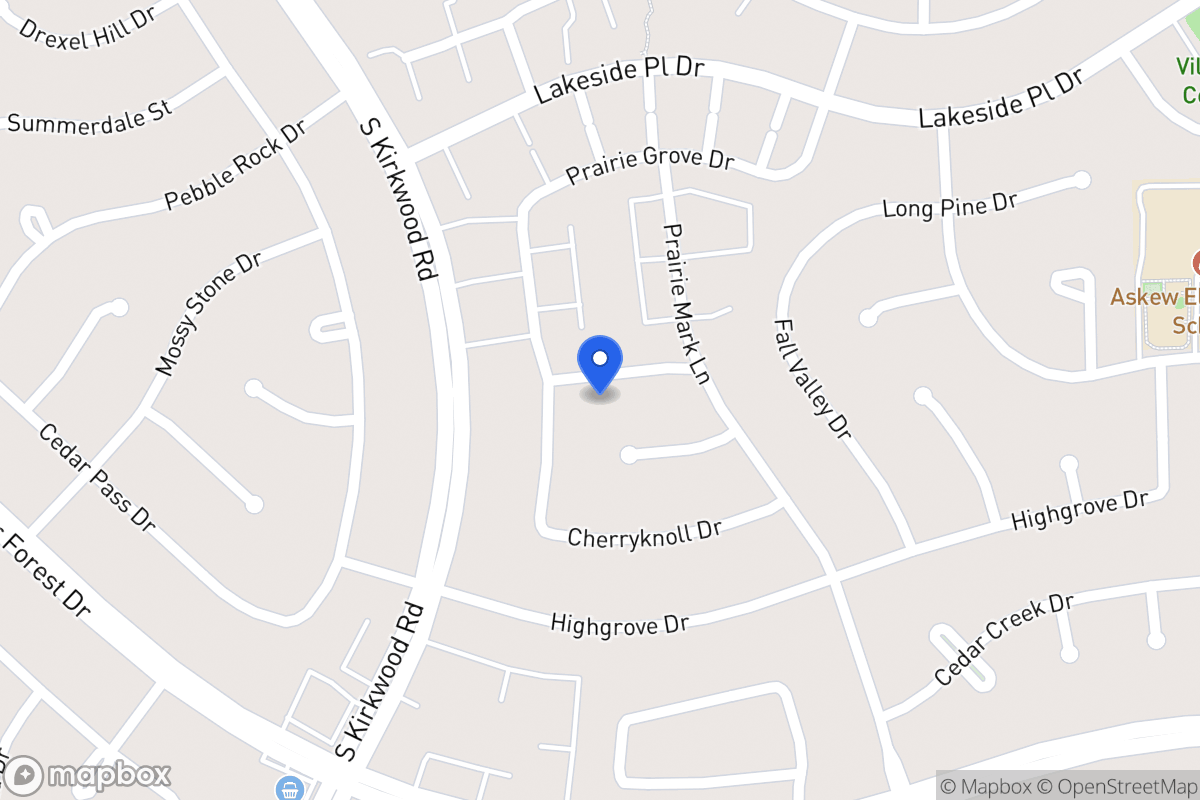 Map of 11619 Brookspring Dr, Houston